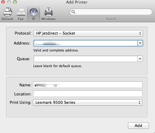 Lexmark 9500 Mac Driver Download