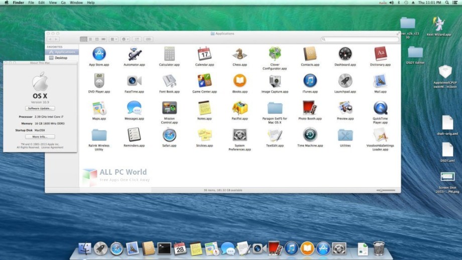 Mac operating system list